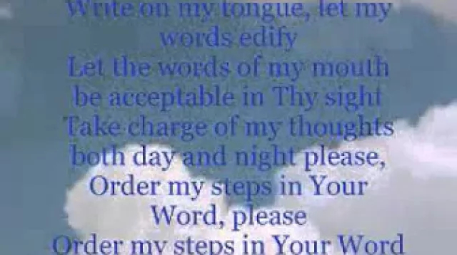 ORDER MY STEPS IN YOUR WORD - YouTube.flv