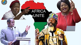 Prof PLO Lumumba, Julius Malema,  Dr Arikana and  Joshua Maponga Best Africa Speech