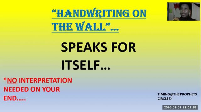 HANDWRITING ON THE WALL (PART -2)