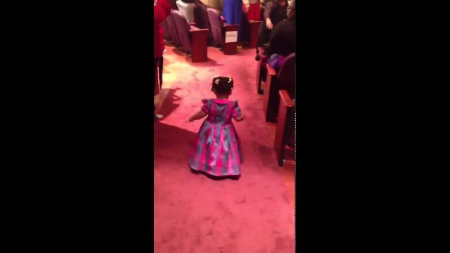 This baby's  praise break was everything!