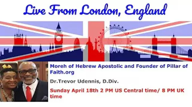 Dr. Trevor Udennis Live from England