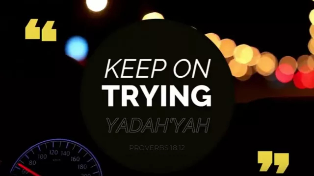 Keep On Trying - Yadah'Yah