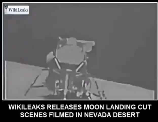 Wikileaks Posts Moon Landing and Rehersal Footage (hmmmmm....)