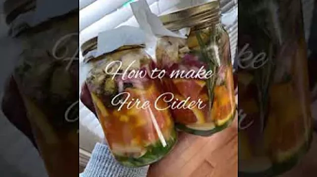 Fire Cider Recipe Kitchen Home Remedies | Cold and Flu Tonic