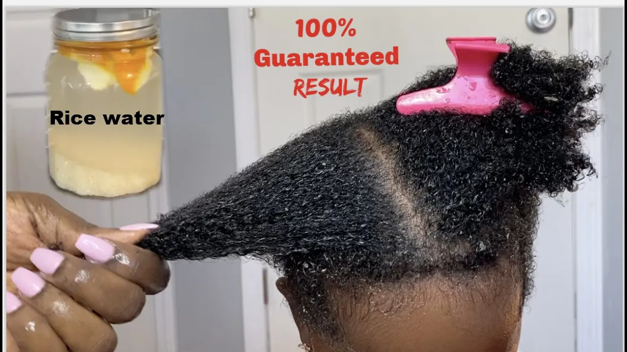 How to use Rice Water for fast hair growth.100%  GUARANTEED results. kids rice water routine