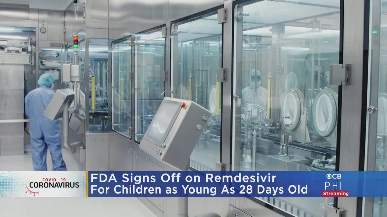 FDA Signs Off On Remdesivir For Children As Young As 28 Days Old
