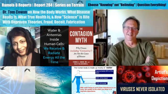 Report 284 | Dr. Tom Cowan Exposes Virus/Infection Fallacies, & Describes True Health & Healing