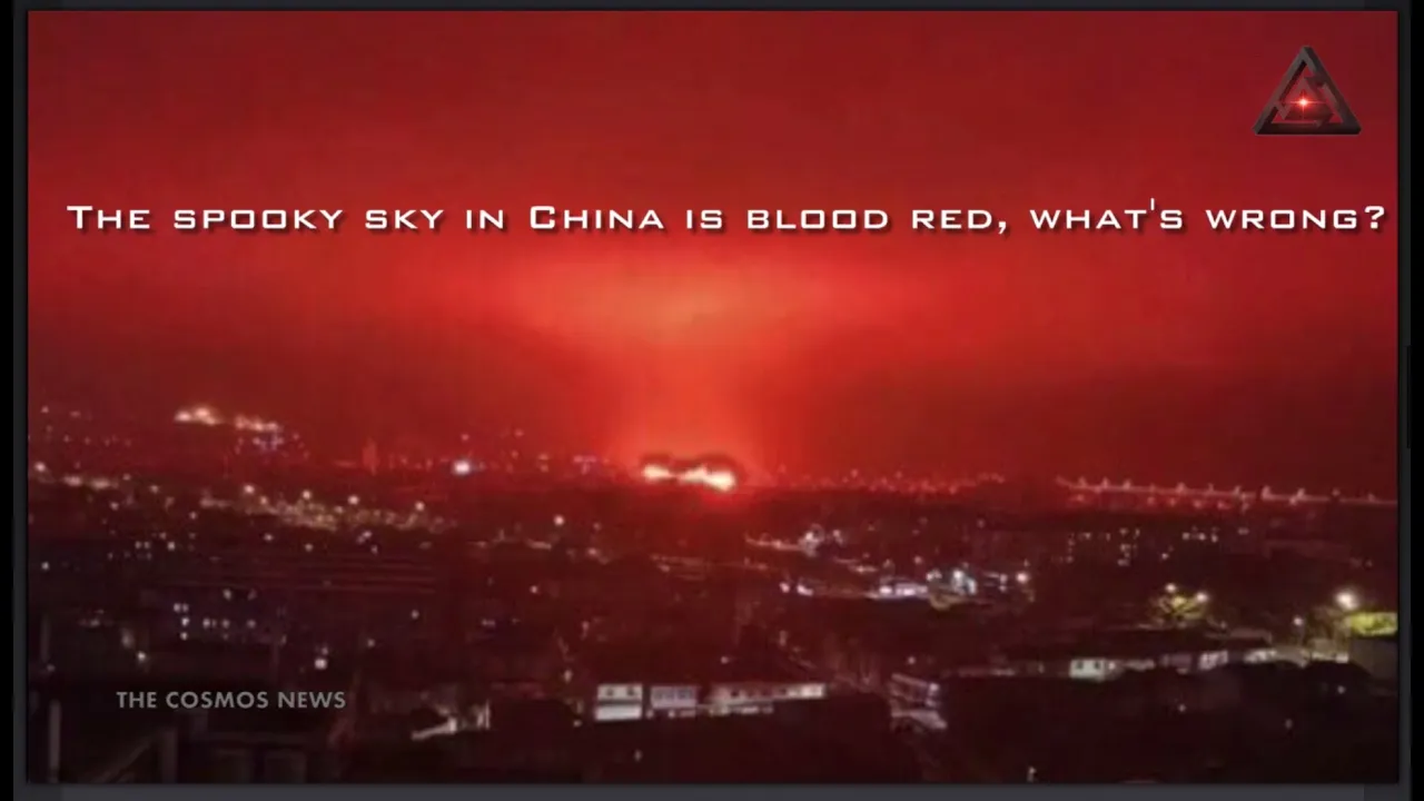 Chinese city of Zhoushan Experiences Apocalyptic blood red sky