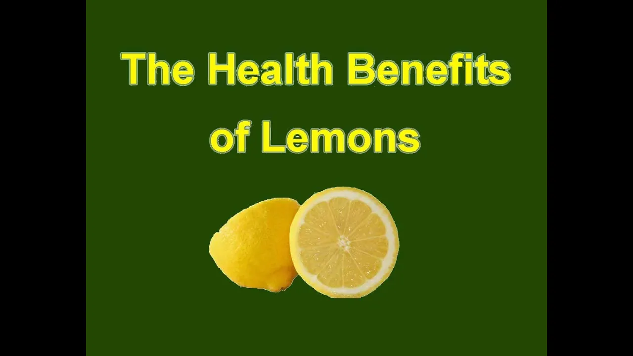 The Health Benefits of Lemons