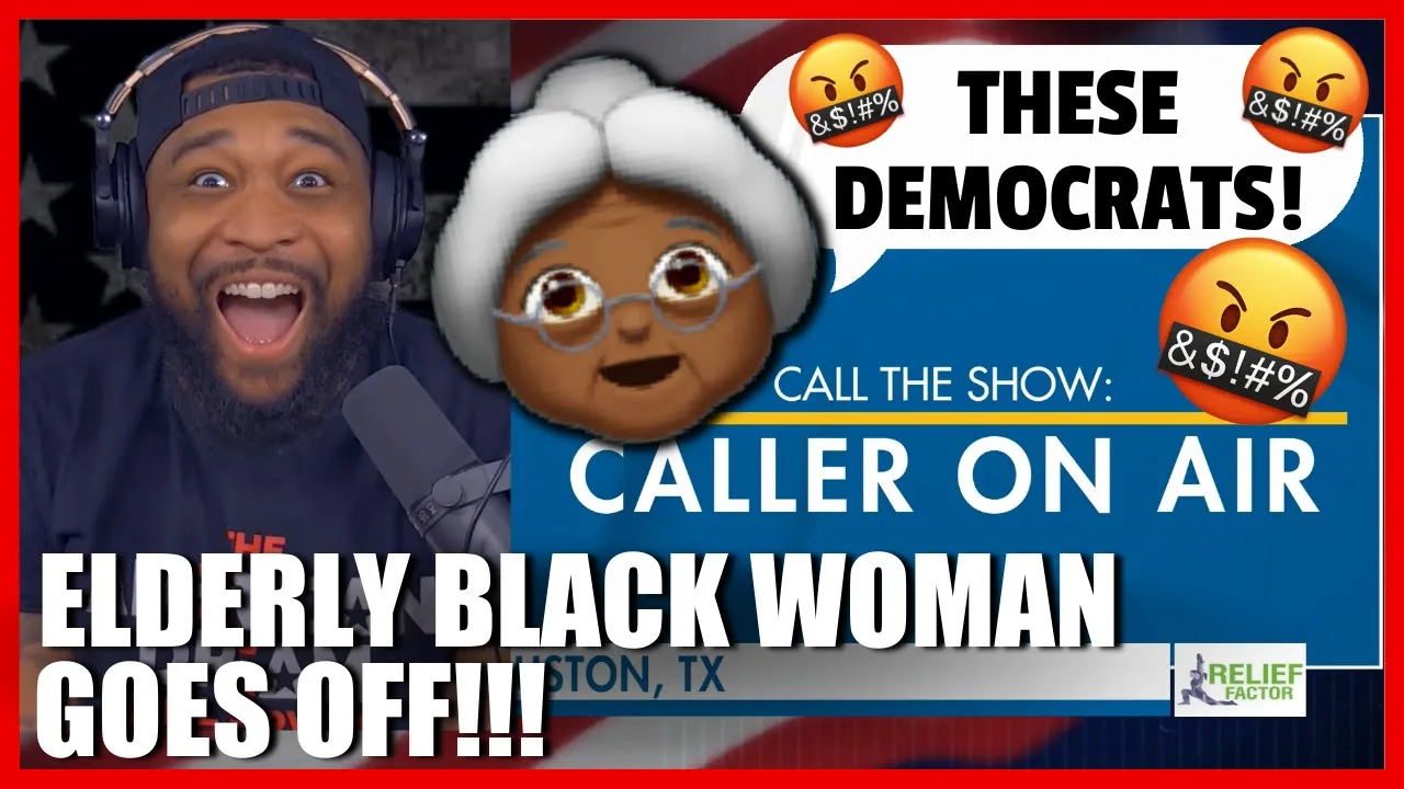 Elderly Black Woman GOES OFF! BEST CALL-IN EVER!!!