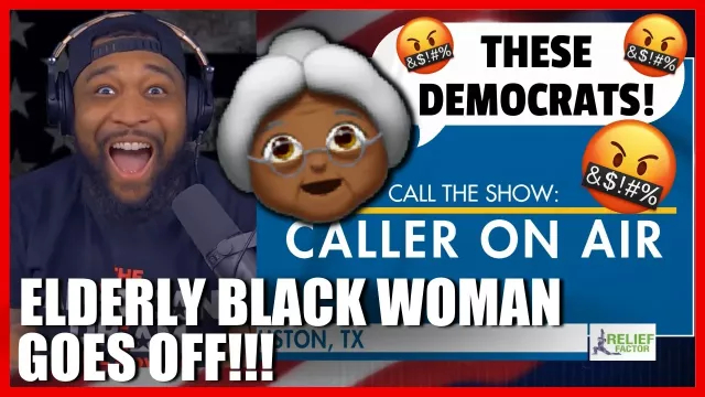 Elderly Black Woman GOES OFF! BEST CALL-IN EVER!!!