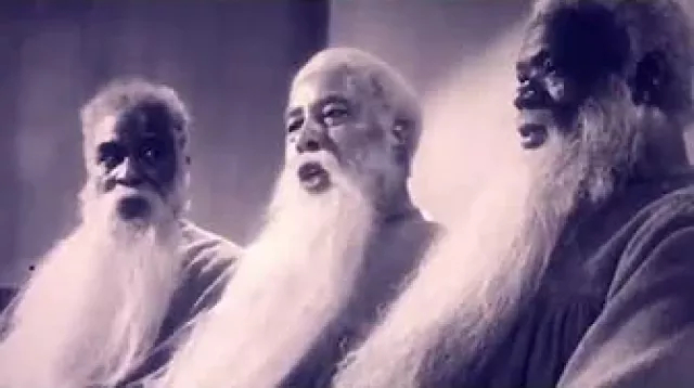 Scene From Movie Green Pastures 1936 - Abraham, Isaac, and Jacob