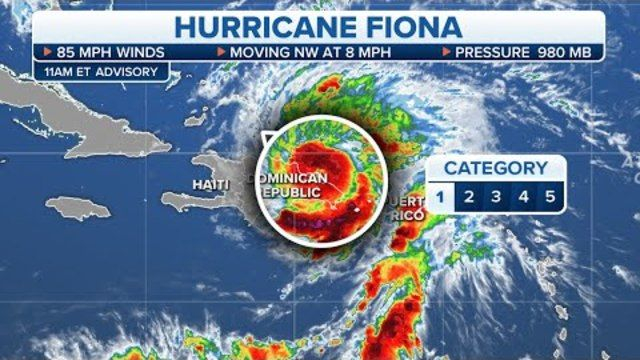 1.3 Million Without Power In Puerto Rico - Hurricane Fiona Is Just Getting Started - Space Weather