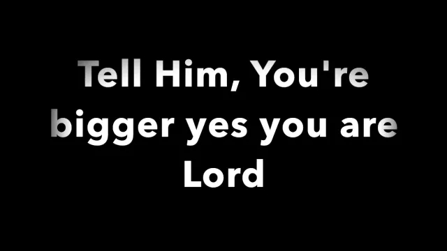 You're Bigger (Lyric Video) By Jekalyn Carr