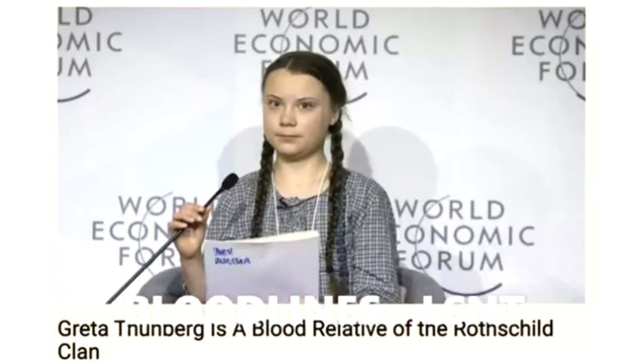 Greta Thunberg Is A Blood Relative of the Rothschild Clan