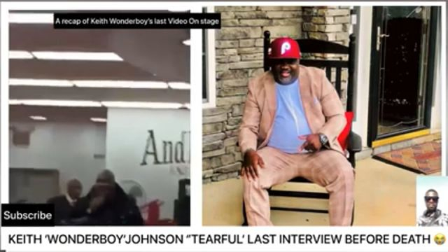 Keith Wonderboy Johnson Heartbreaking Last Interview 1 Month Before His Death Signs Were There