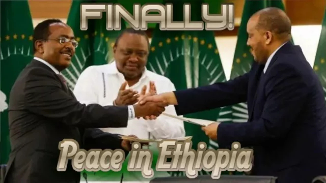 Peace Deal Signed To End The Two Year Conflict In Ethiopia