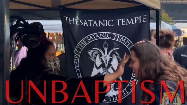 The Satanic Temple Peforms Unbaptisms At Pagan Pride Festival