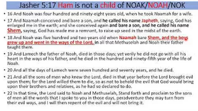 HEBREWS ARE NOT NEGROES PART 1 by Nkosi Zoonaadh1