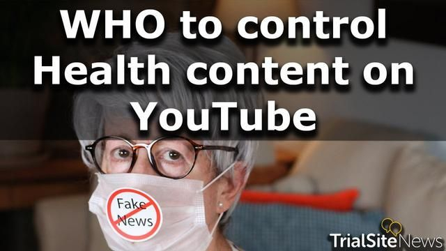 WHO to control Health content on YouTube, to fight spread of 'misinformation' and 'disinformation'