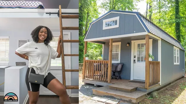 Beautifully Designed Backyard Shed Tiny House - Simple Luxury Living