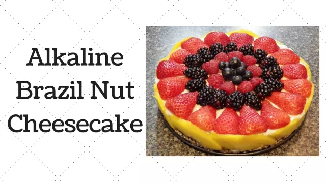 Brazil Nut Cheesecake Dr. Sebi Alkaline Electric Recipe