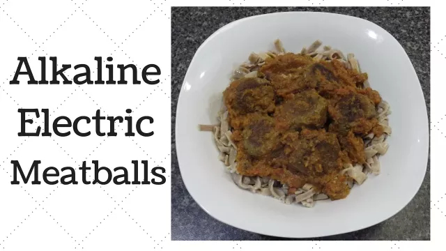 Meatless ''Meatballs'' Dr. Sebi Alkaline Electric Recipe