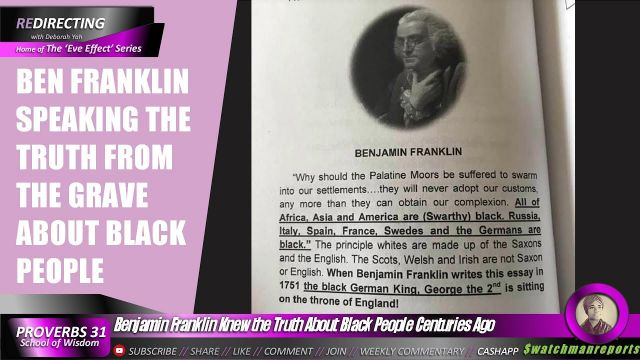 Benjamin Franklin Knew the Truth About Black People Centuries Ago