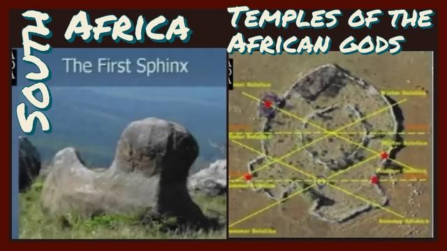 TEMPLES OF THE AFRICAN GODS-that looks very old