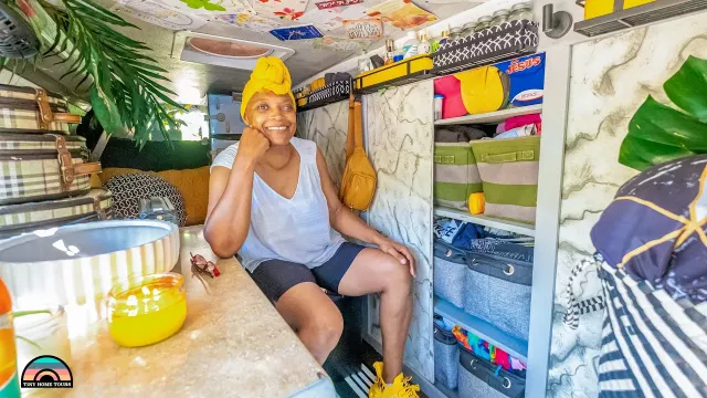 Homelessness to Vanlife - Her DIY Ford E-350 Cargo Van