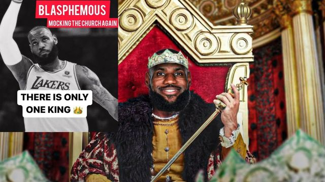 Lebron James Crowned ''THE ONLY KING'' In Blasphemous Commercial Mocking Jesus