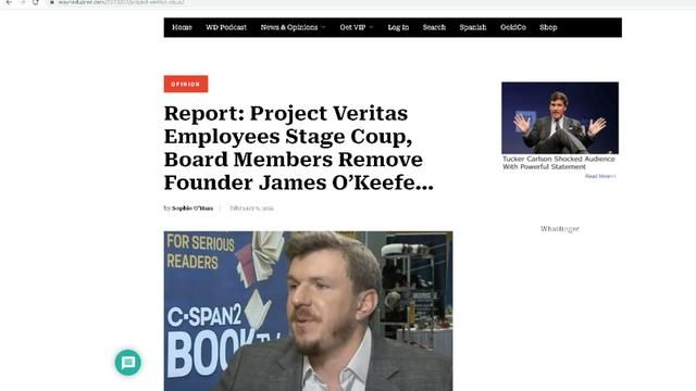 Project Veritas FIRES James O'Keefe After MUTINY! Project Veritas Is DOOMED!
