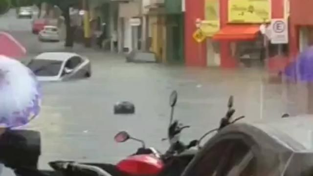 WATCH: Heavy Rains And Flooding In Manaus, Brazil, Have Submerged Several Vehicles.