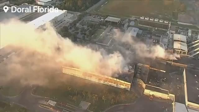BREAKING: A Massive Fire Breaks Out At A Renewable Energy Plant EPA Advises Residents To “Shelter In