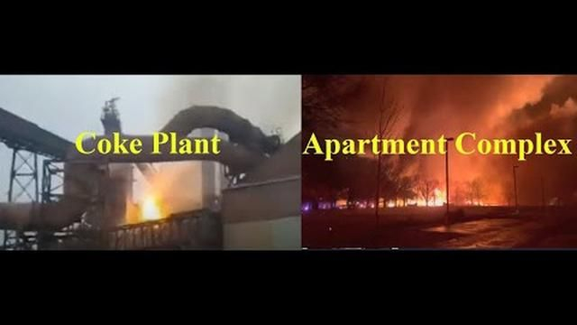 OHIO AGAIN! Coke Plant Explosion, Apt. Buildings Explode, Cars Melt - DEW?