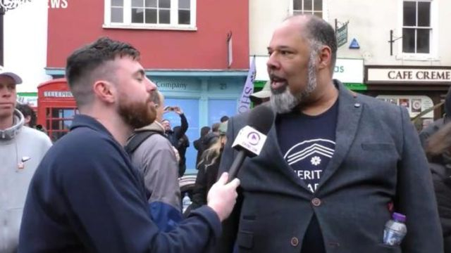 Heritage Party founder David Kurten at the 15-minute city rally..