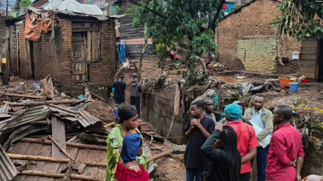 Flooding and landslides kill dozens in Democratic Republic of the Congo