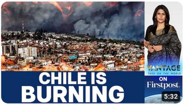 CHILE IS BURNING MASSIVE FIRE HAPPENING IN CHILE