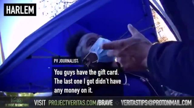 Project Veritas - Homeless people and others getting vaccinated up to 6 times for $100 gift cards