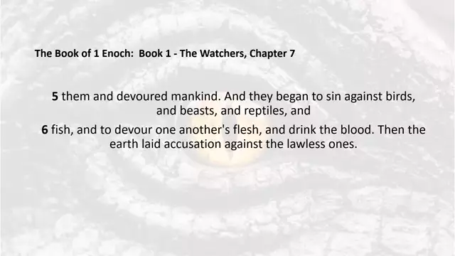 Part 4: Reading of the Book of 1 Enoch Chapters 1-16