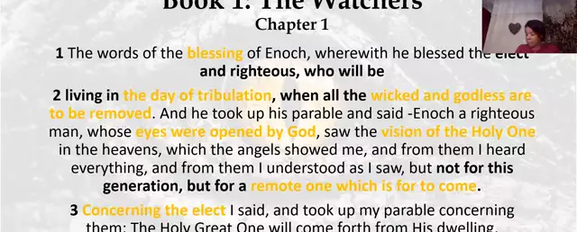 Part 5: Commentary on Book of 1 Enoch Chapters 1-16