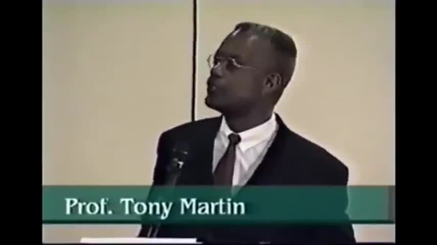 Dr. Tony Martin Exposes The Jewish Slave Trades of Africans