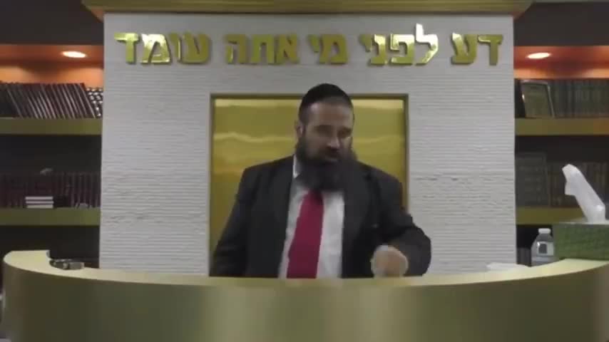 RABBI YARON REUVEN GIVES A WARNING TO THE JEWS