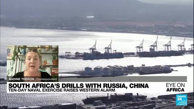 South Africa's navy stages controversial exercises with China, Russia