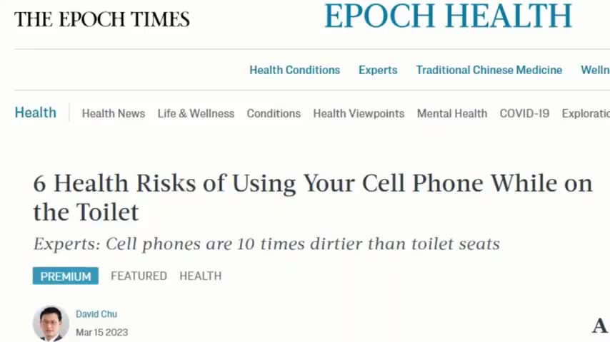 Health Risks Of Using Your Cell Phone On The Toilet