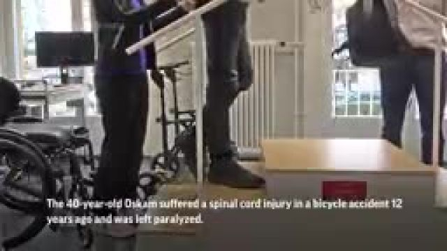 Paralyzed man walks after bluetooth connects his brain and spine