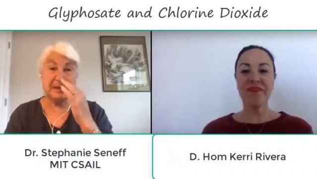 Kerri Rivera and Dr Seneff - Chlorine Dioxide destroys Glyphosate (MMS-CDS-CLO2 )