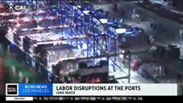 Labor shortage closes some container terminals at Port of LA, Long Beach