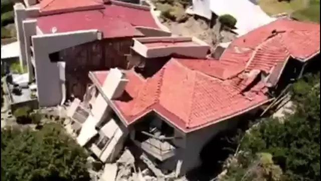California Landslide - Homes Ripped Off Foundations