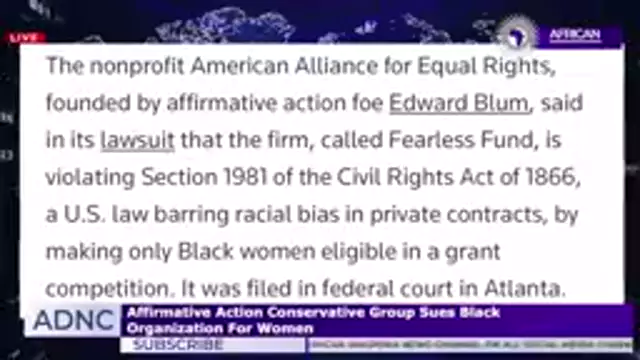 Anti-Affirmative Action Asians Suing Black Woman Organization Due To Discrimination